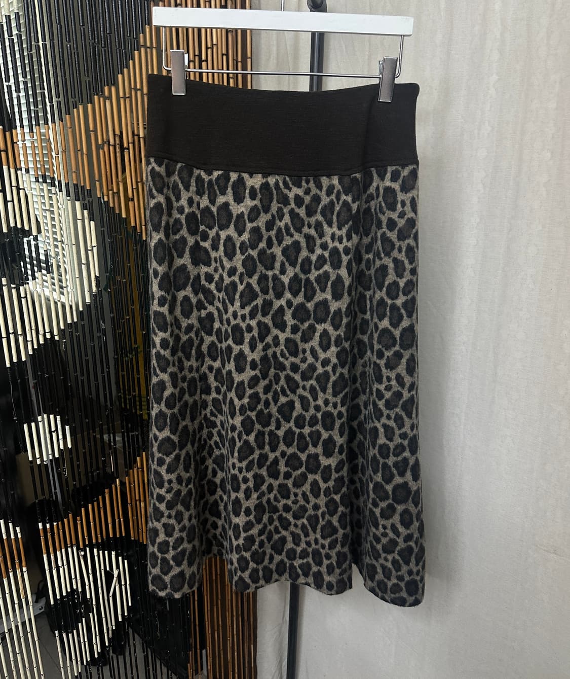 vivien leopard knit skirt 상품이미지4