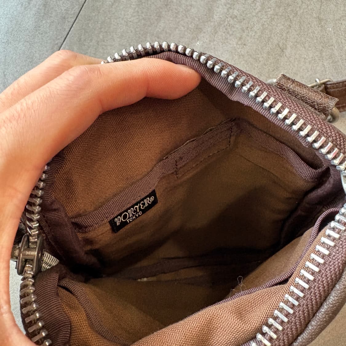 요시다포터 정품 프리스타일 다크 브라운 백 상품이미지4