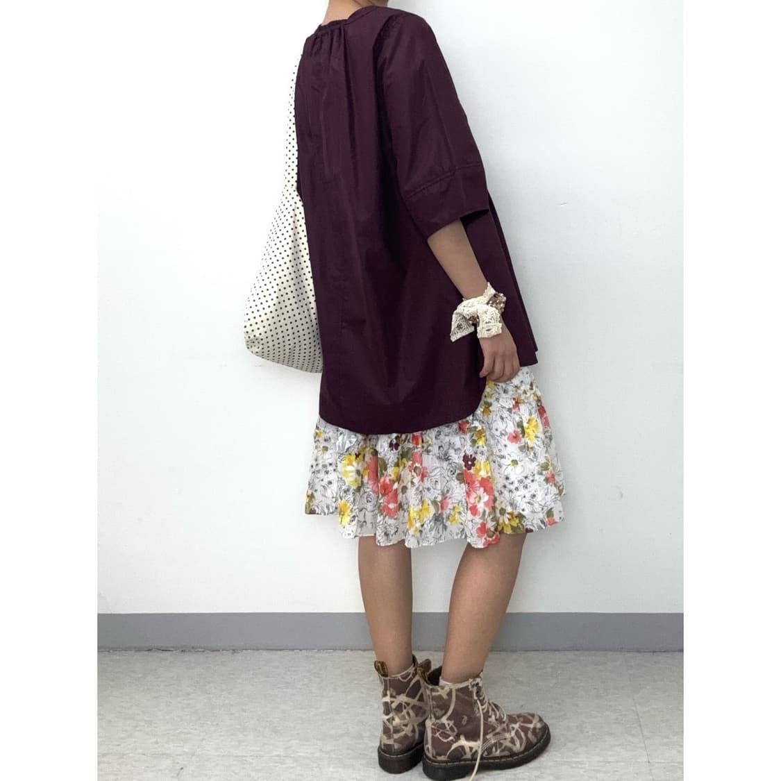 빈티지 플럼 블라우스 상품이미지4