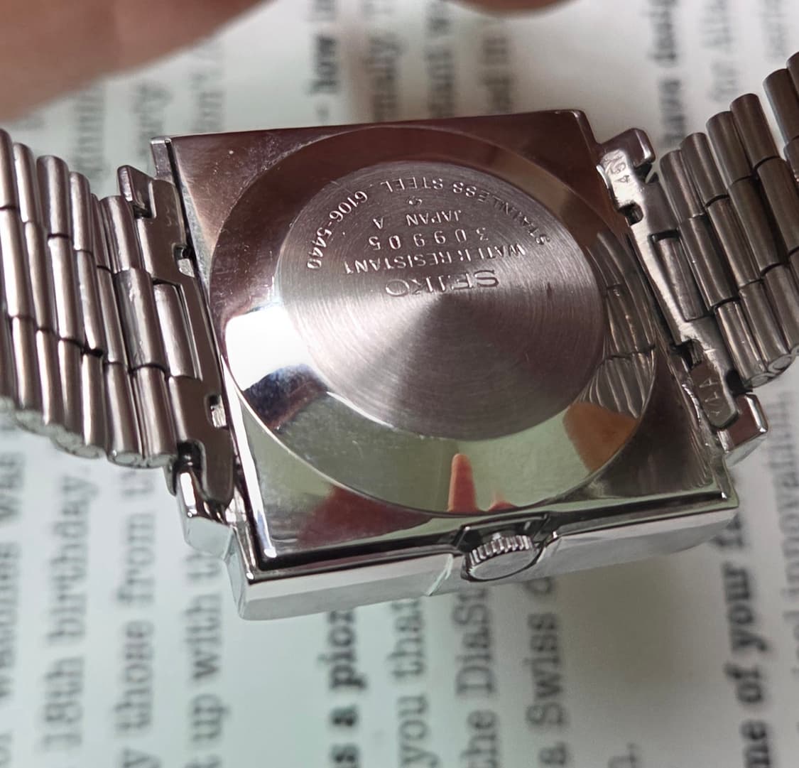 빈티지 세이코 액투스SS 순정 화이트실버 한자 데이데이트 오토매틱 상품이미지7