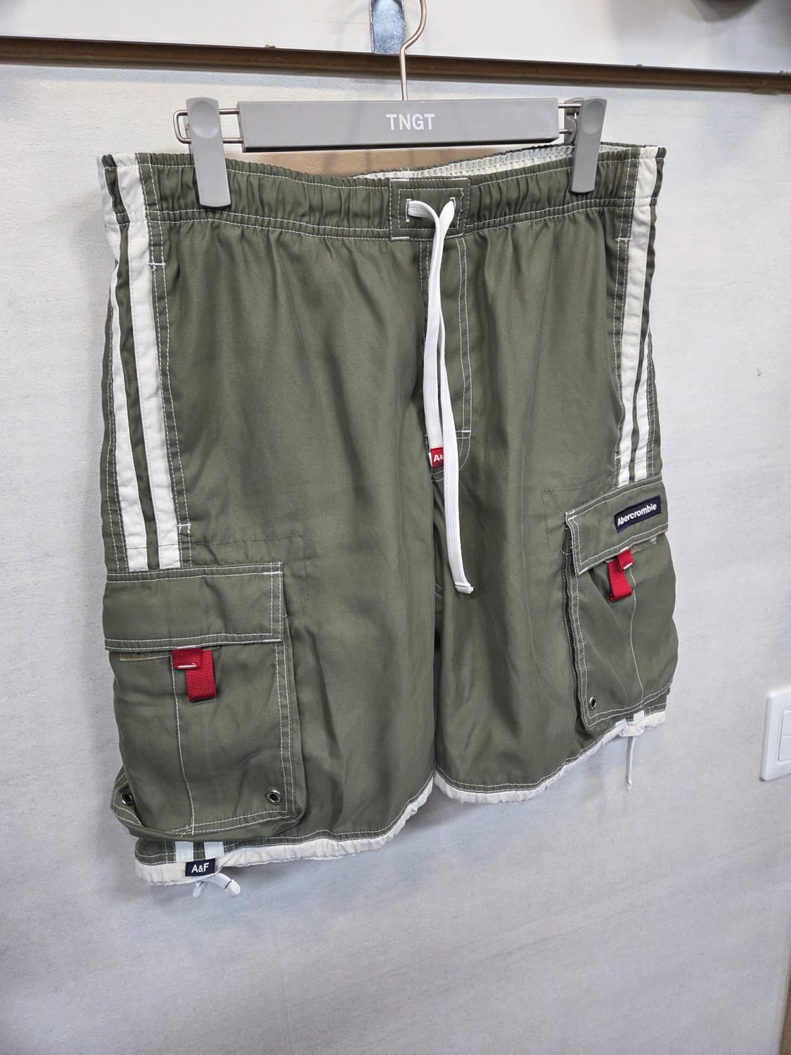 아베크롬비 빈티지 카고 트랙 반바지 대략 33 34  상품이미지4