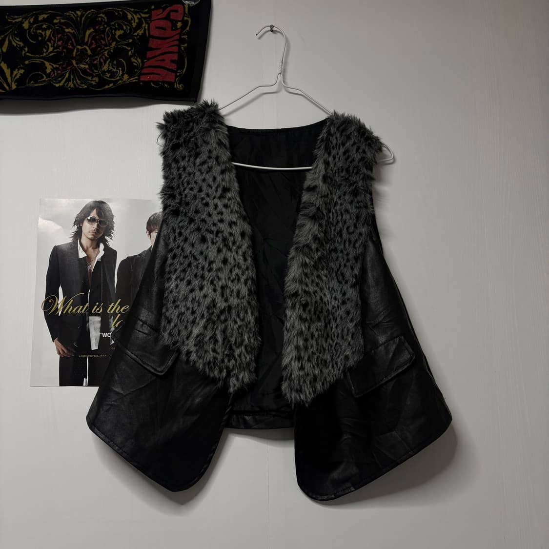 호피 퍼 베스트  상품이미지1