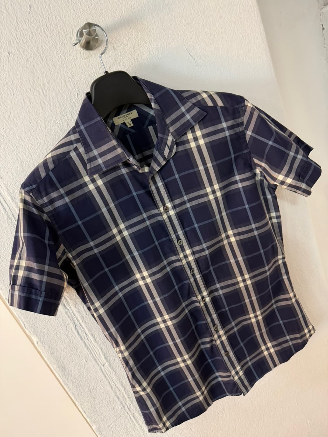 버버리 런던 노바 체크 반팔 셔츠 상품이미지4
