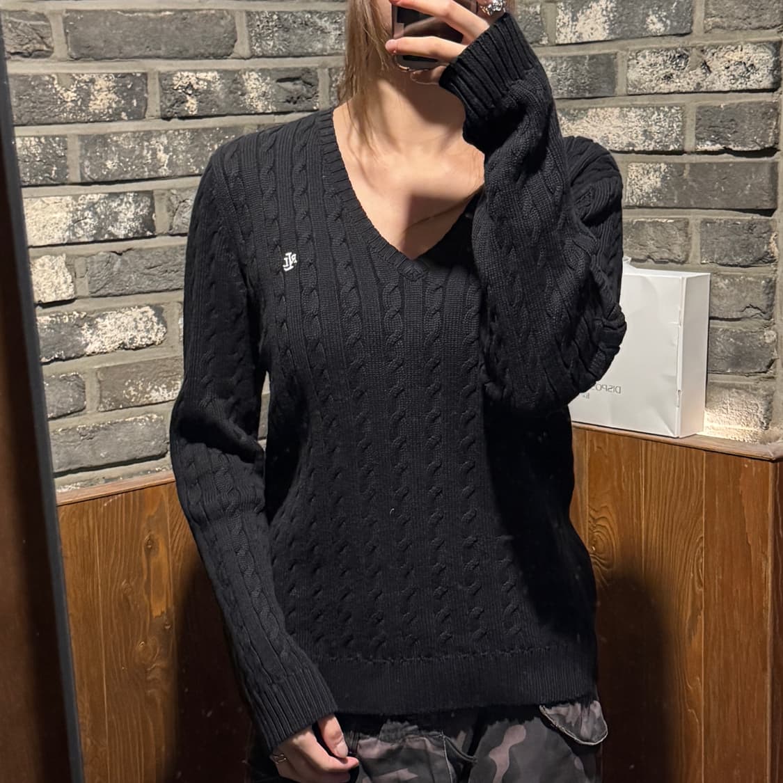 M) 폴로 랄프로렌 케이블 꽈배기 라운드넥 니트 상품이미지9