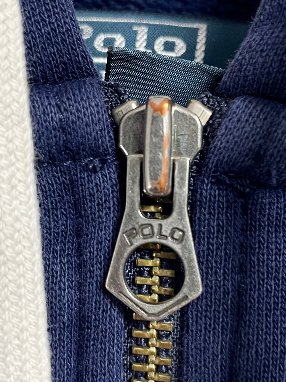 폴로 랄프로렌 헤비스웻 네이비 후드집업 (on.151)   상품이미지5