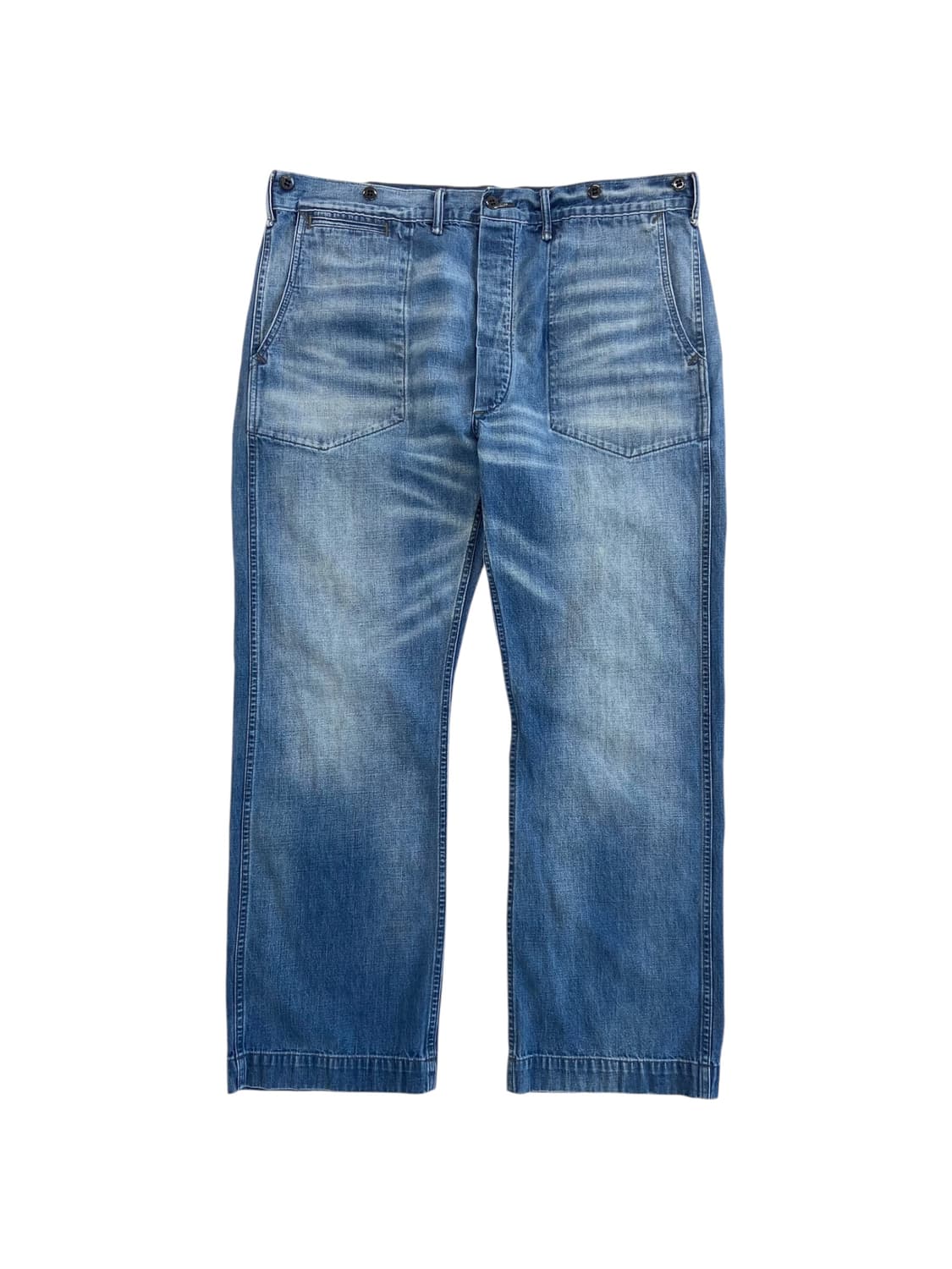 RRL USN Washed Denim Deck Pants 상품이미지1