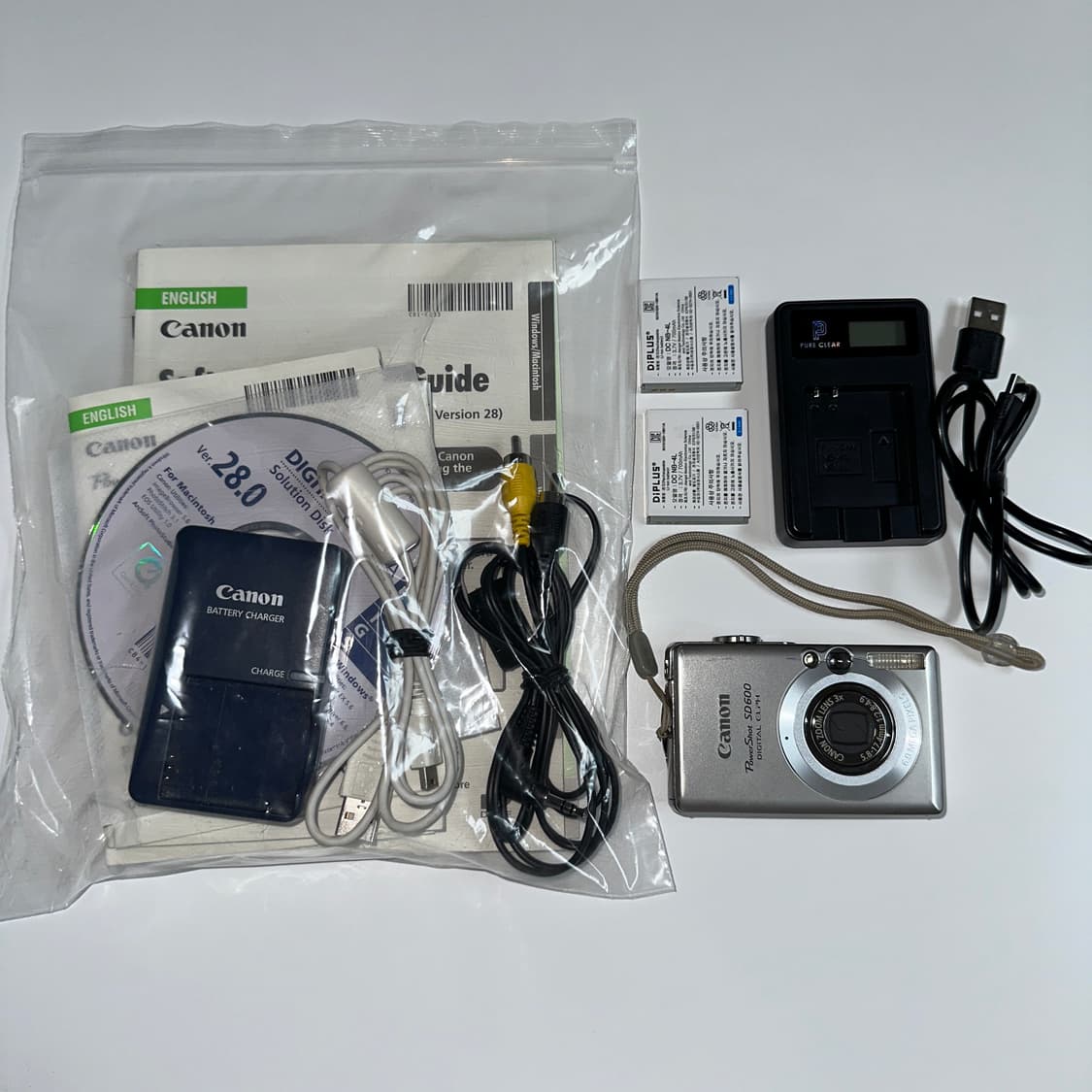 풀세트) 캐논 익서스 IXUS 60 파워샷 PowerShot SD 600 상품이미지2