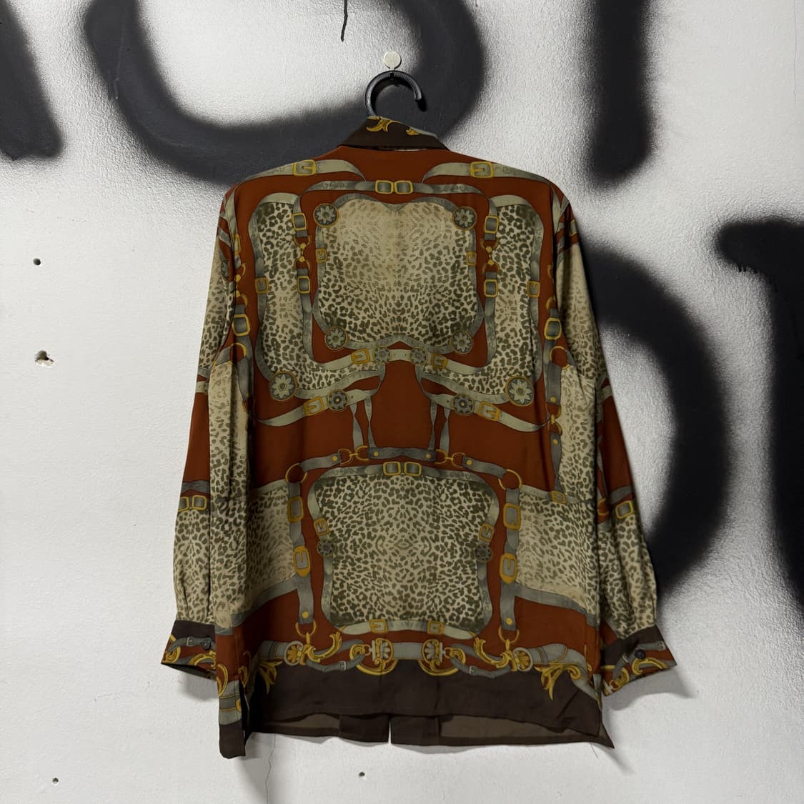 VTG 에스닉 바로크 풀 패턴 긴팔 셔츠 상품이미지2
