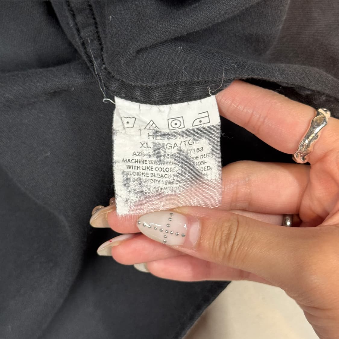 XL) Wrangler 랭글러 투포켓 워크웨어 코튼 셔츠 블랙 W4 상품이미지6