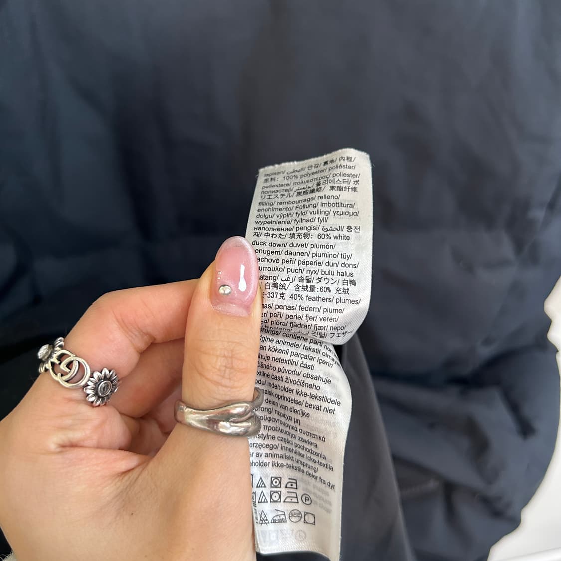 켈빈클라인 여성 다운 롱패딩 오버핏 상품이미지4