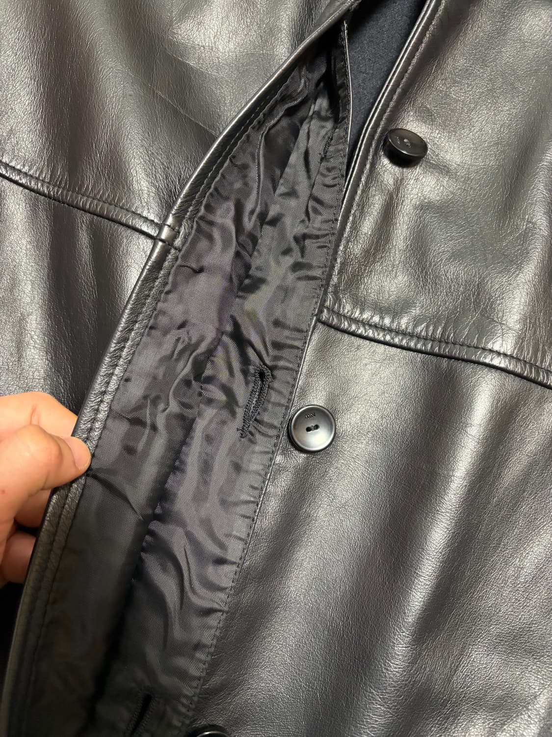 44-55) 여성 양가죽 레더 카코트 상품이미지3