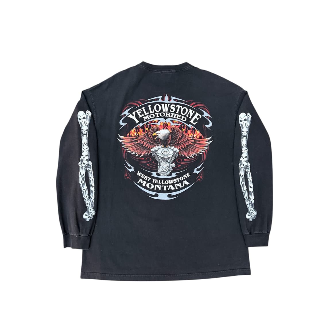 빈티지 00‘s Skulls Bones 롱 슬리브 상품이미지2