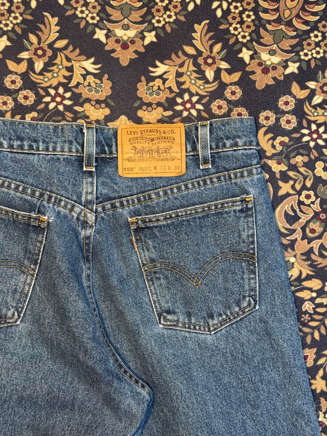 90s USA Made 리바이스 오렌지탭 555 상품이미지7