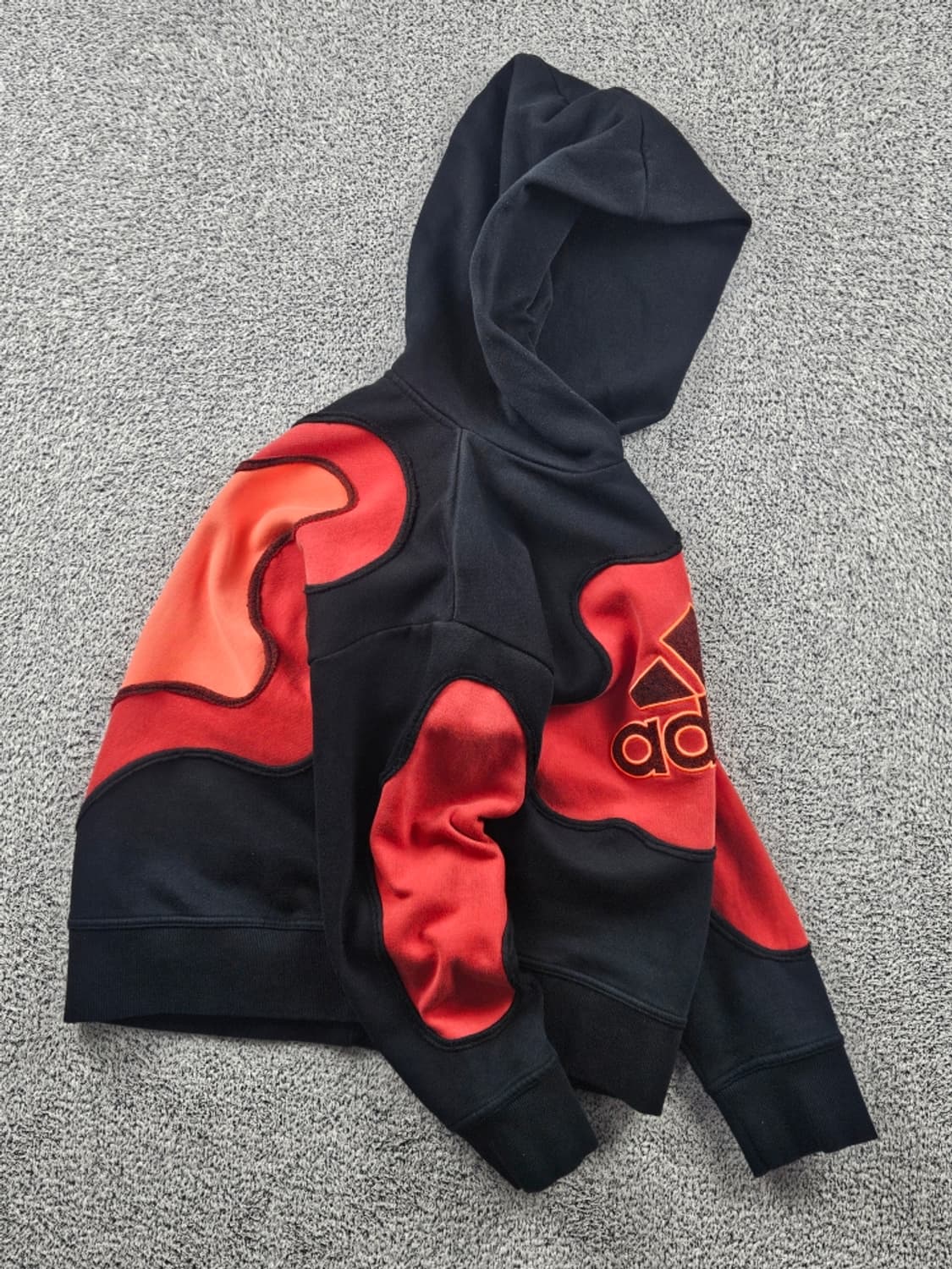 아디다스 아플리케 커스텀 스웻 후드 티셔츠 ( M 추정 ) / 9351 상품이미지4