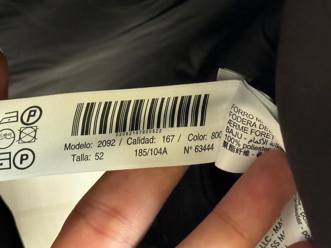 마시모두띠 검은색 정장 수트 자켓 상품이미지4