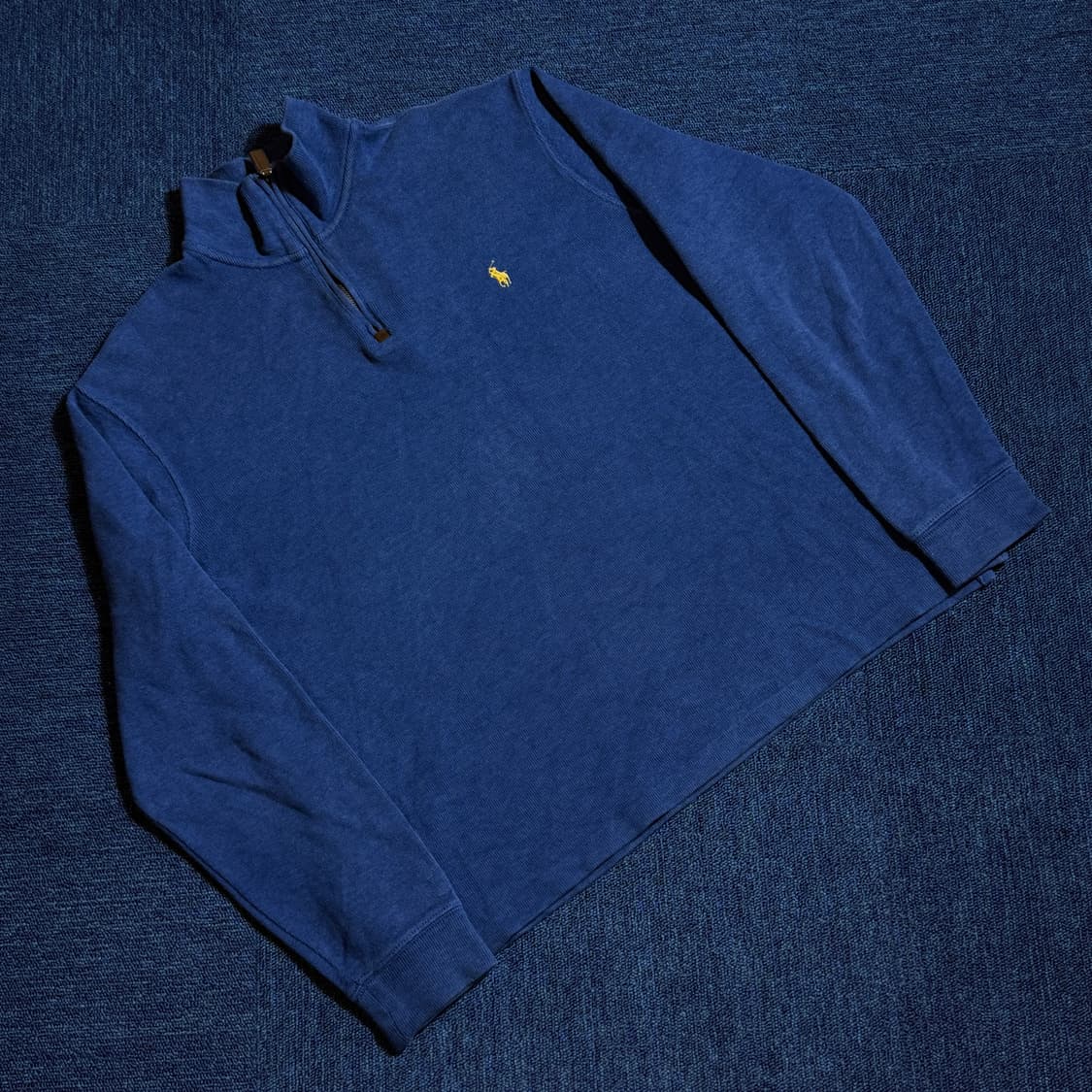 폴로 랄프로렌 블루 하프 반집업 상품이미지1