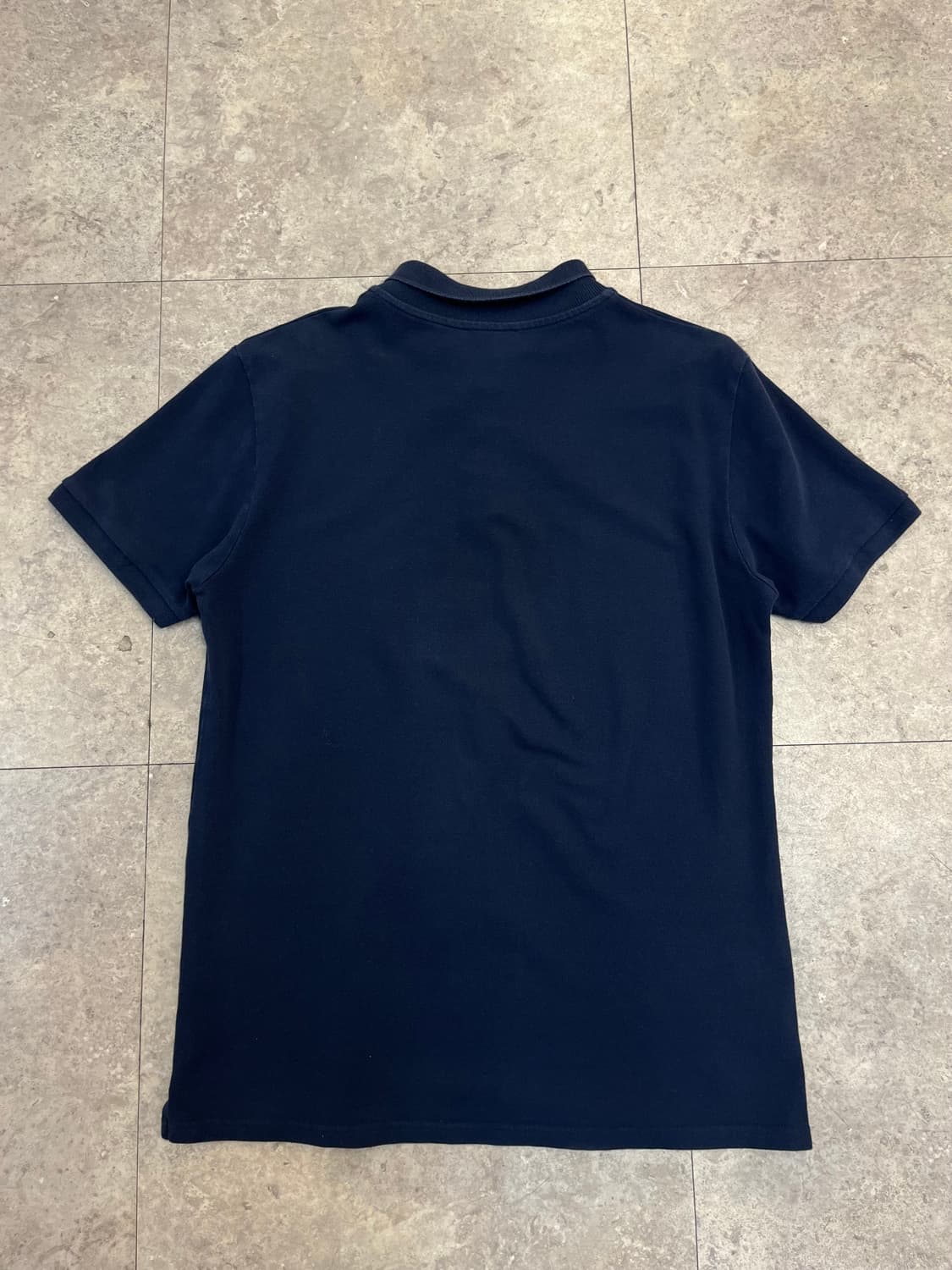 메종키츠네 반팔 카라티 네이비 L #csz2744 상품이미지7