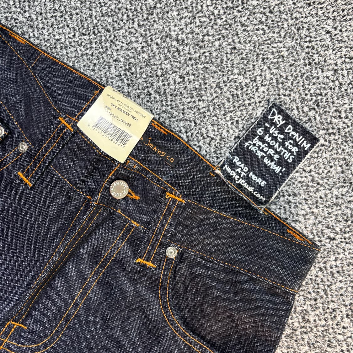 누디진 드블코 슬림짐 데님 팬츠 (28/34) 상품이미지5