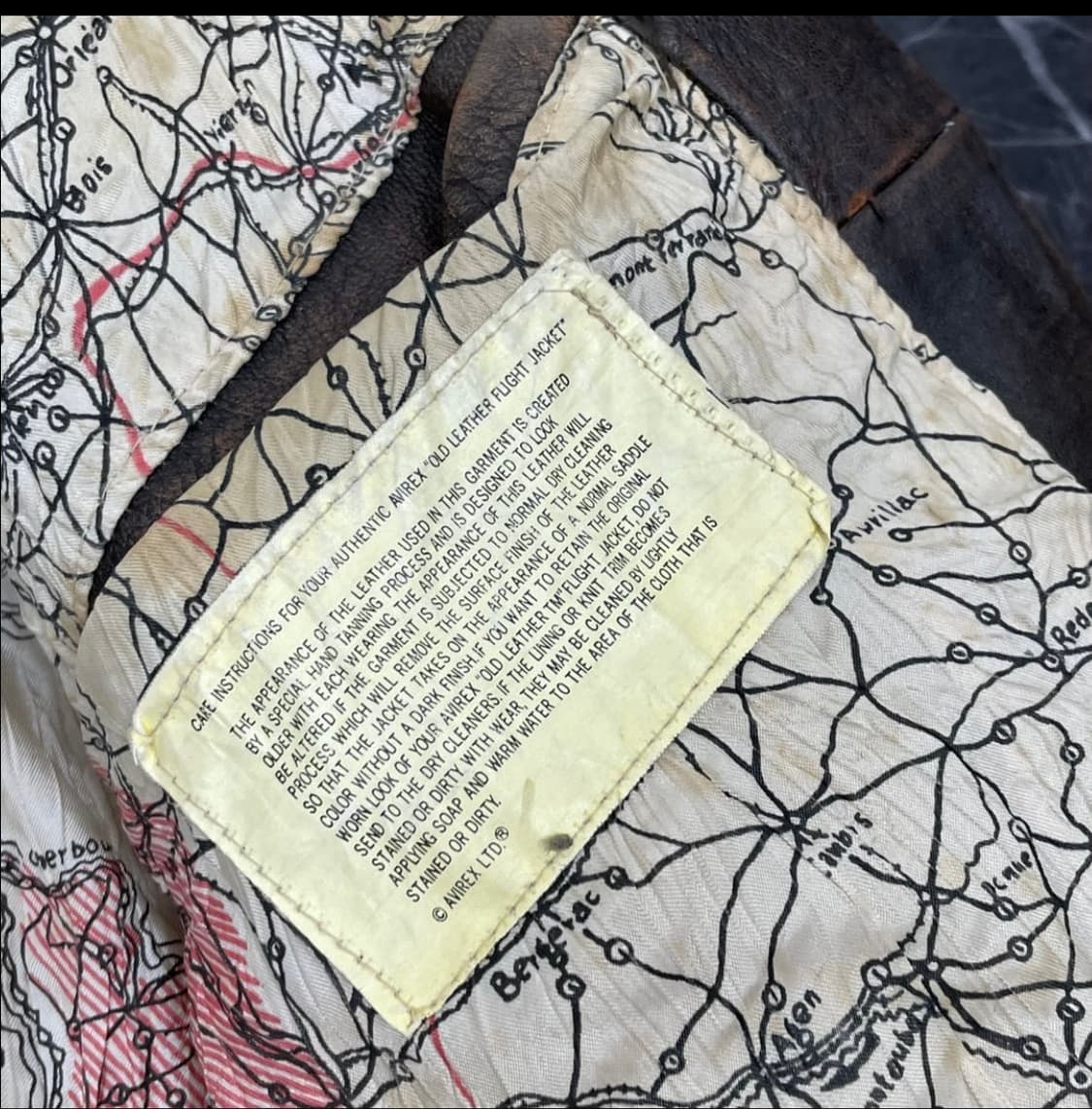 아비렉스 G-1 패치워크 천연가죽 플라이트 자켓 상품이미지8