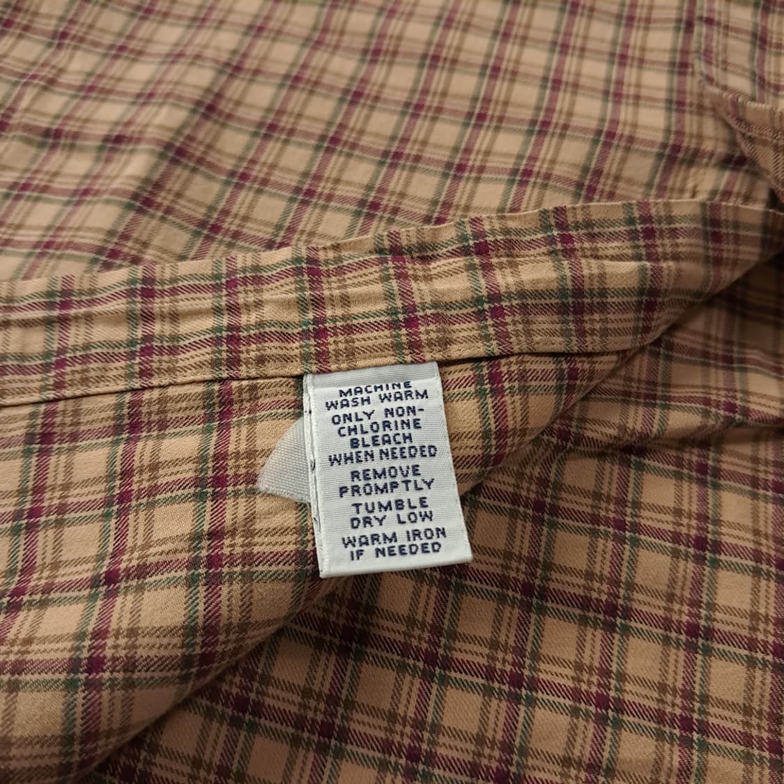 CK411 XL 폴로 00s 타터솔체크 클래식 프레피 셔츠 남방 상품이미지5