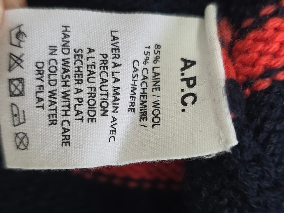 A.P.C 아페쎄 울 캐시미어 스트라이프 니트 L (남녀 가능) 상품이미지4