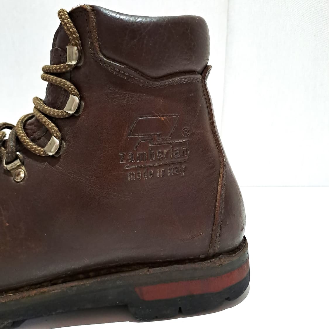 (택포) 잠발란 이탈리아 등산화 레더 마운틴 부츠 42 B817 상품이미지6