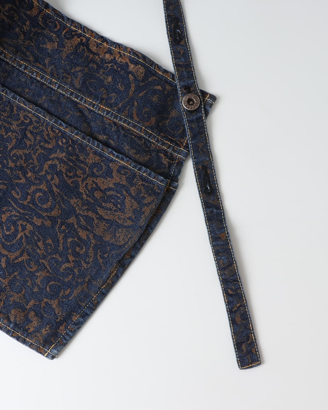 KAPITAL Wrap Denim Damask Apron 상품이미지8