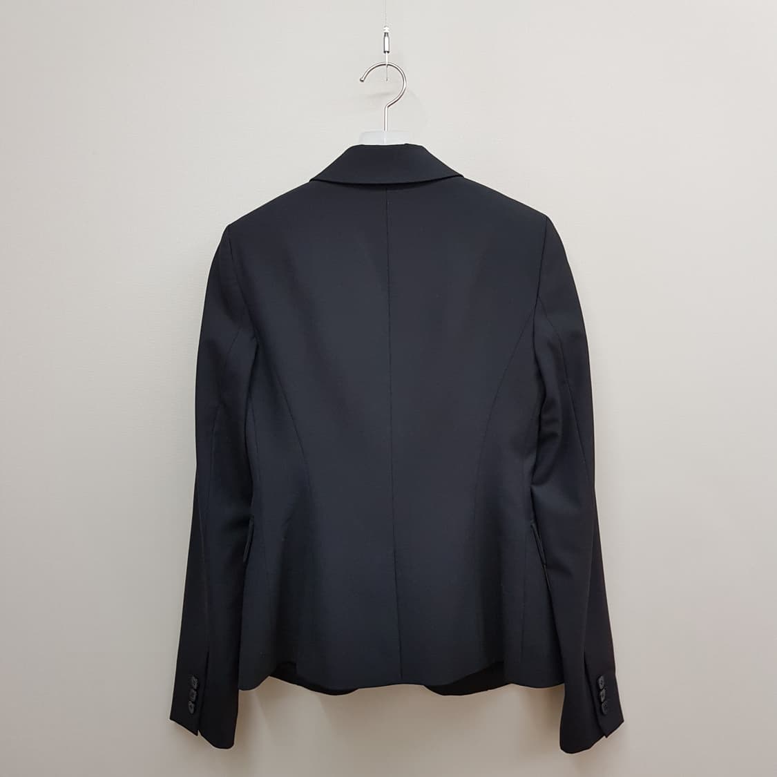 Theory 띠어리 블랙 울 테일러드 자켓  슬랙스 셋업 수트 0사이즈 상품이미지4