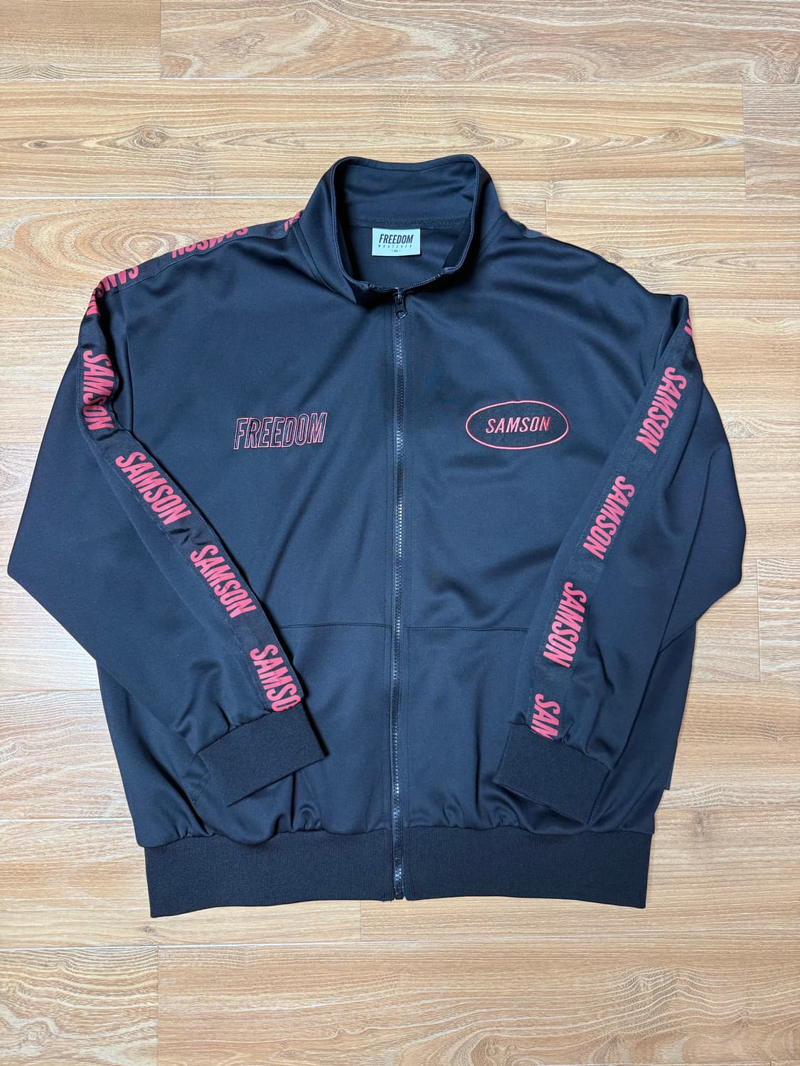 [XL]프리덤 삼손 레터링 져지 자켓 상품이미지1