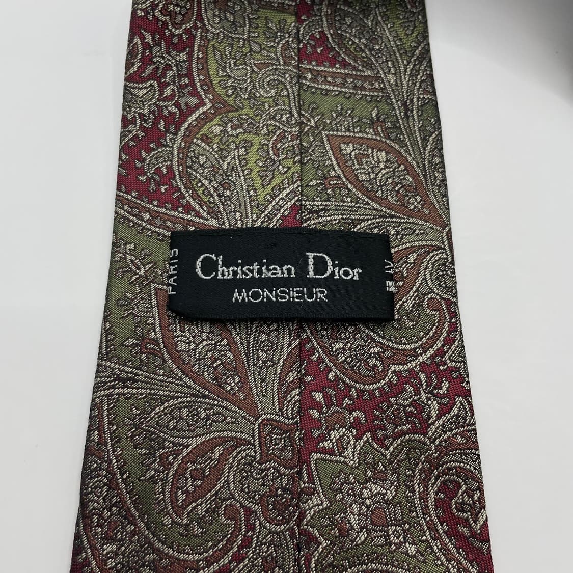 30) (Christian DIOR) 크리스찬 디올 패턴 넥타이 상품이미지5