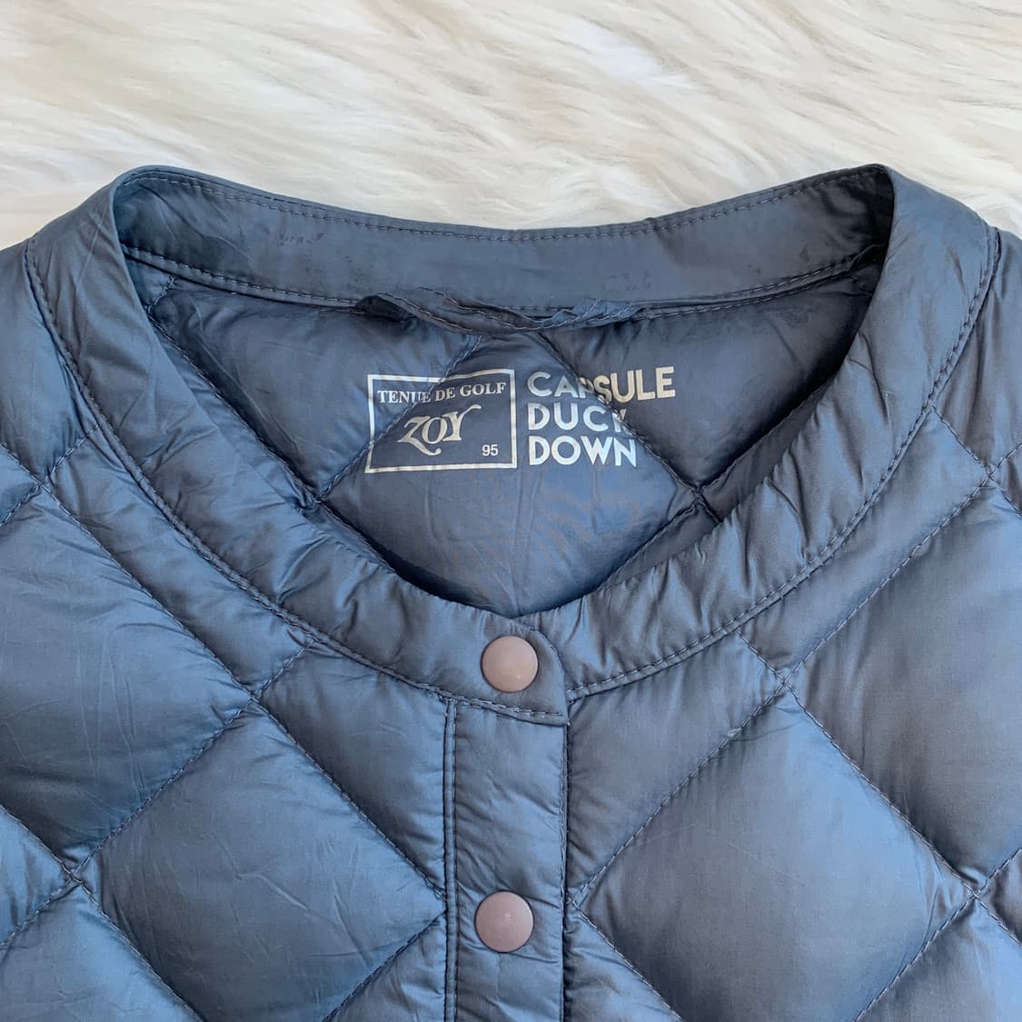 테뉴드골프 TENUE DE GOLF 구스다운 경량 패딩 조끼 1728 상품이미지4