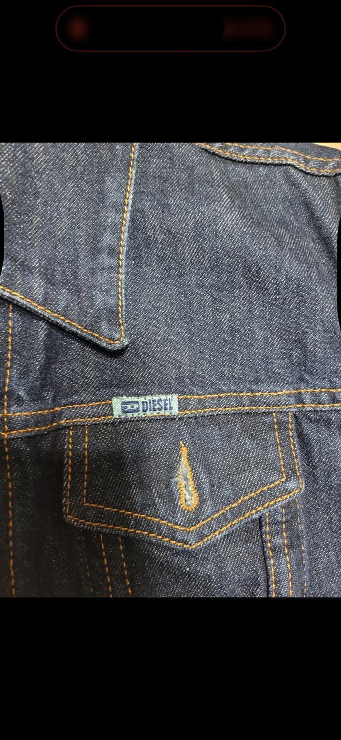Diesel 데님 자켓 상품이미지2