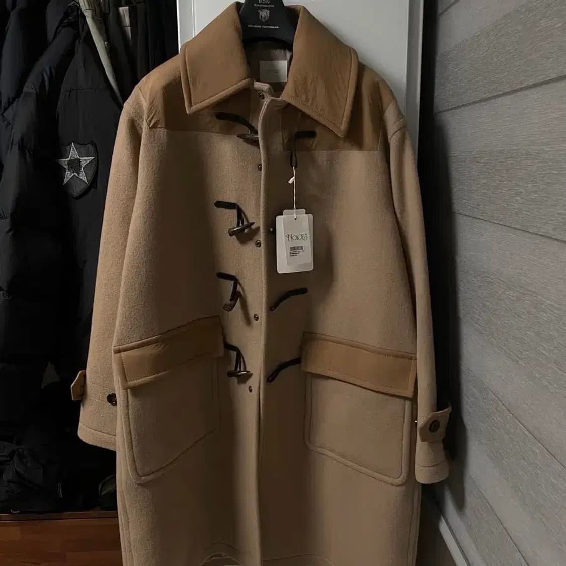 새상품 정가 80만원 노이스 울캐시미어 더플코트, 울캐시미어 떡볶이코트 상품이미지7