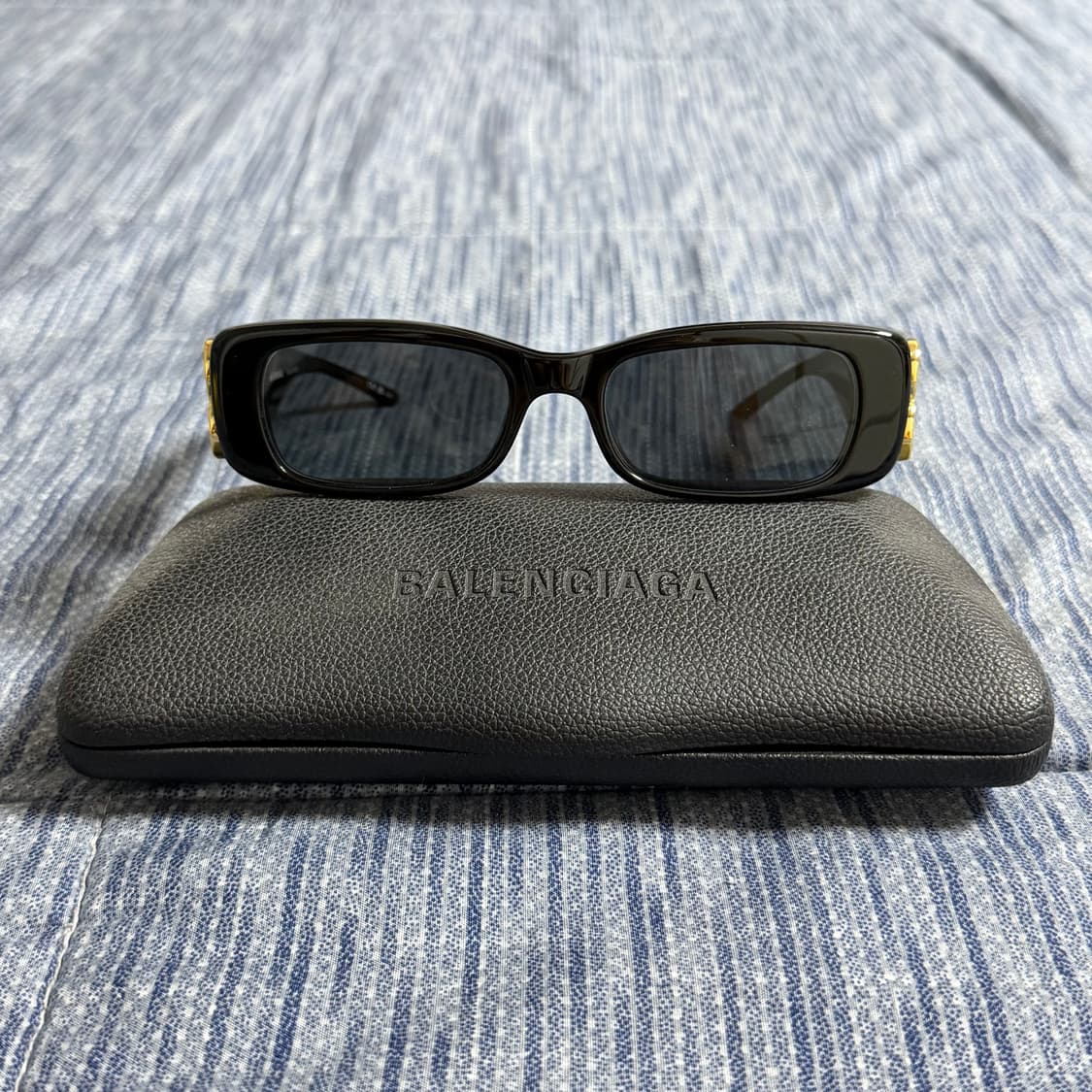 (OS) 발렌시아가 렉 탱글 선글라스 블랙 상품이미지2