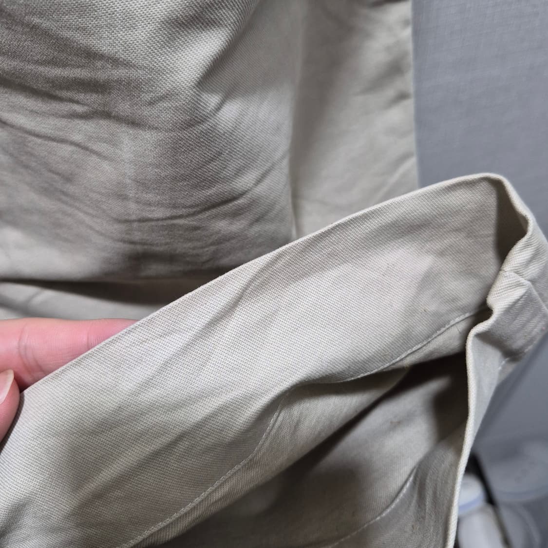 (S) 아웃스탠딩 투턱 치노 팬츠 라이트 베이지 상품이미지7