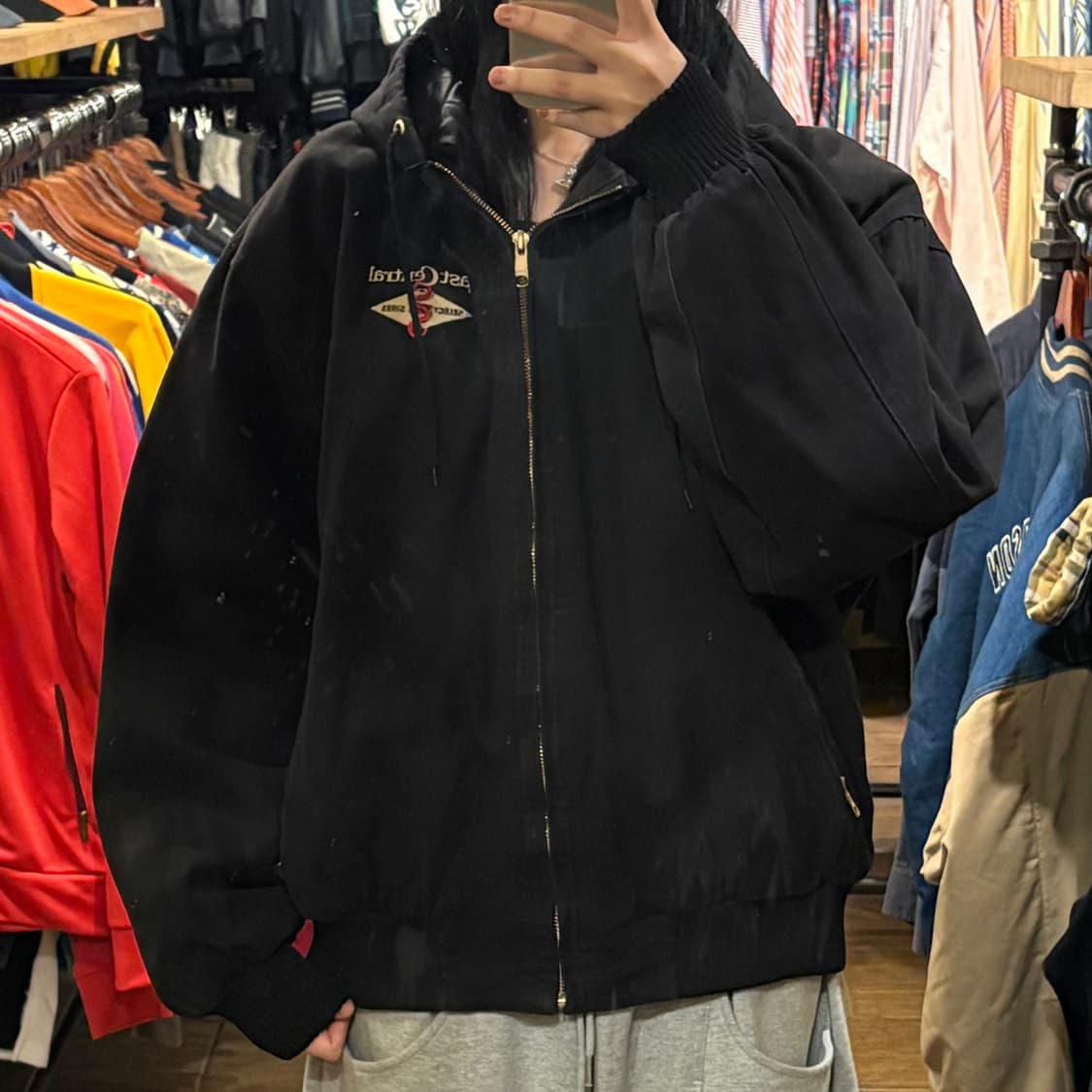 [HI] 트라이마운틴 워크자켓 블랙 상품이미지1