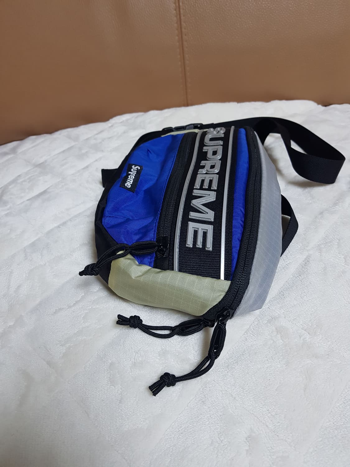 슈프림 웨이스트백 크로스백 블루 23FW 상품이미지4