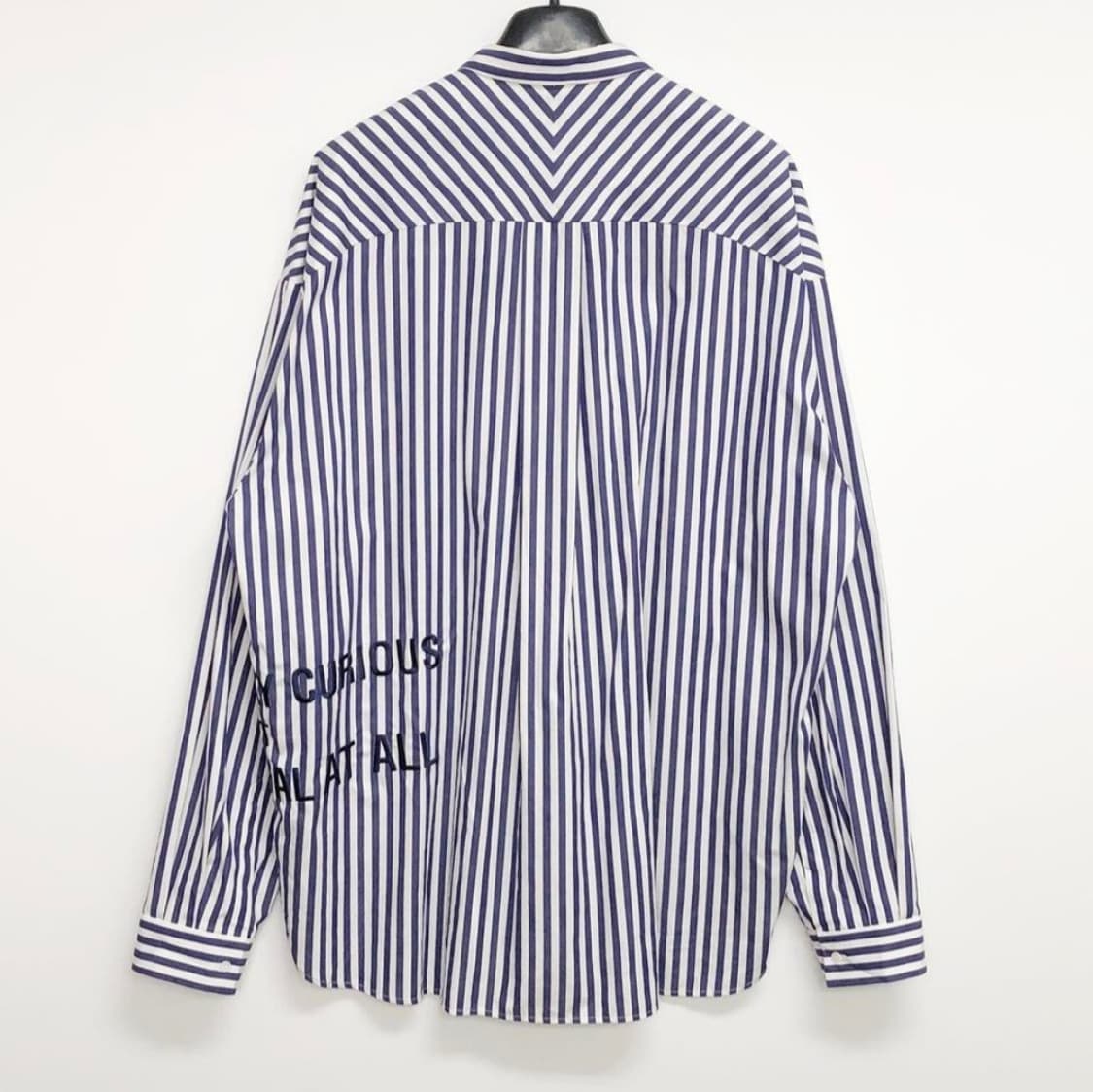 준지 오버사이즈 레터링 셔츠/남성50 상품이미지3