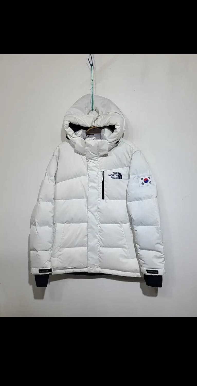 (M) 노스페이스 다운자켓 화이트 평창올림픽 패딩점퍼 태극기  상품이미지1
