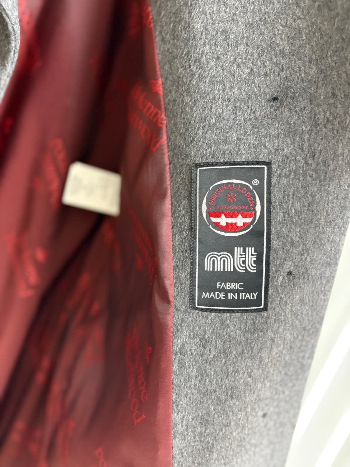 비비안웨스트우드 그레이 울코트 38 상품이미지4