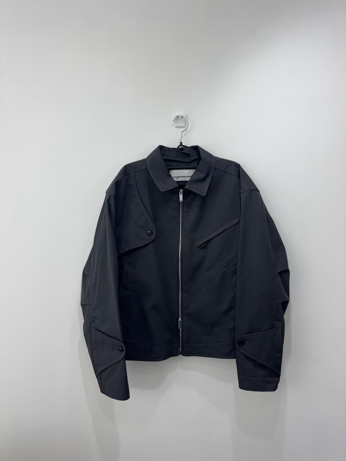 언지미크Trench Short Jacket - Dim Gray 새상품L 상품이미지4
