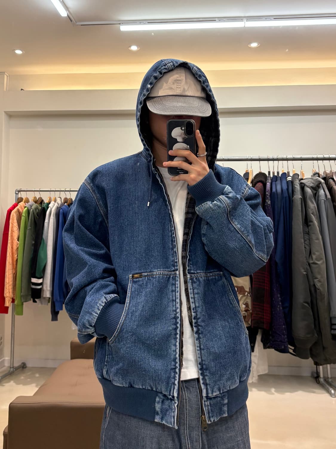 00s Lee 데님 블랭킷 액티브 자켓 상품이미지6