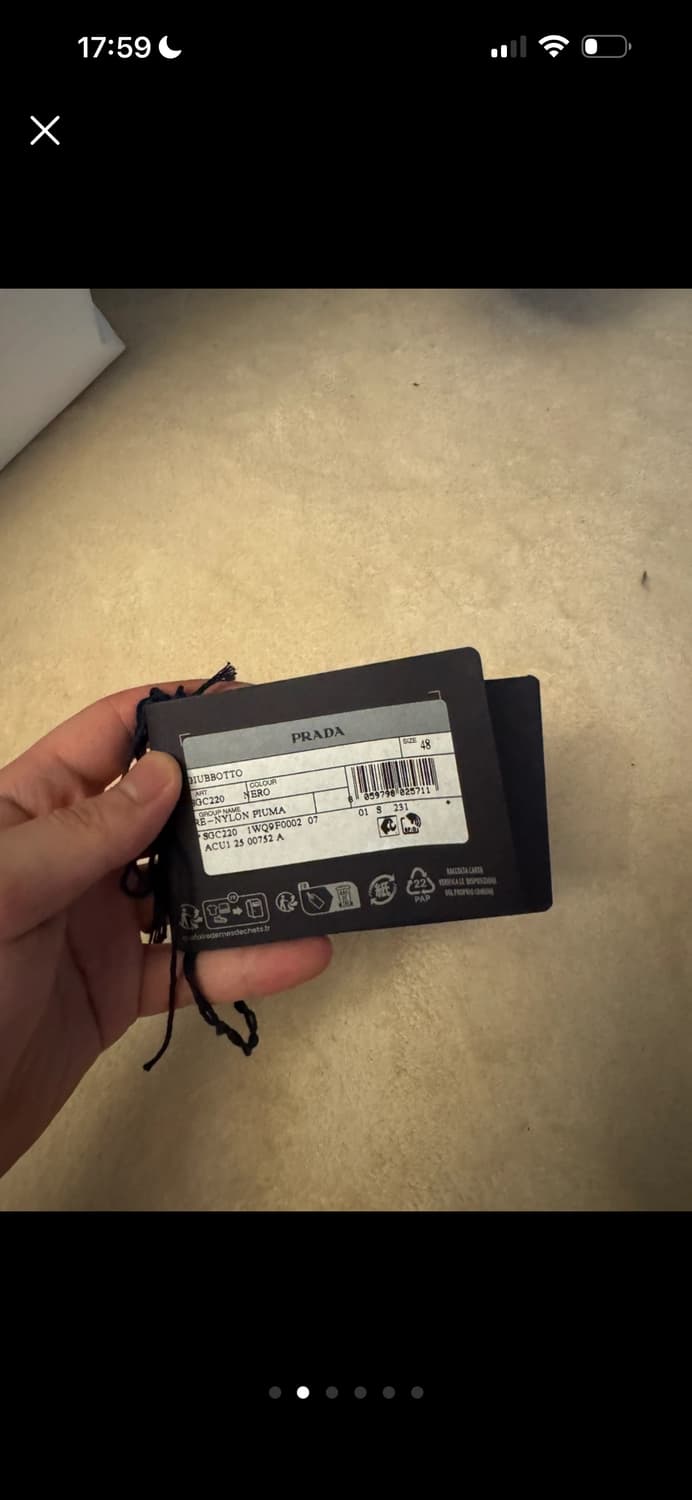 프라다 리나일론 바람막이 상품이미지2