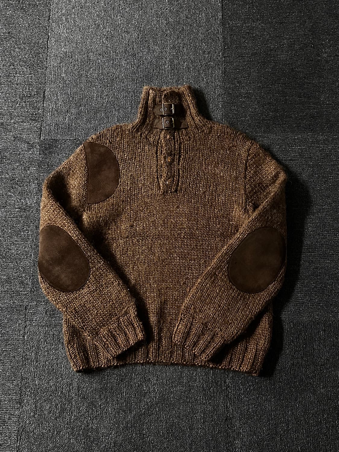 폴로 랄프로렌 핸드니트 울/알파카 스웨터 (XL) 상품이미지2