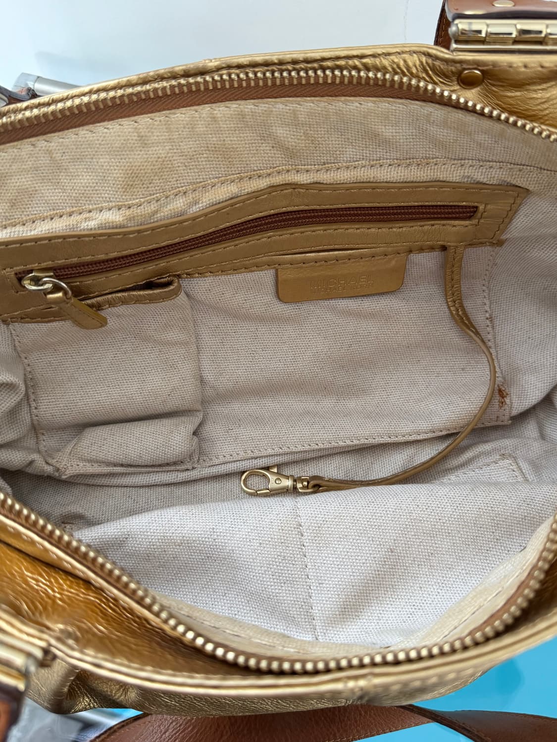 🌟희귀 michael kors gold shoulder 상품이미지9