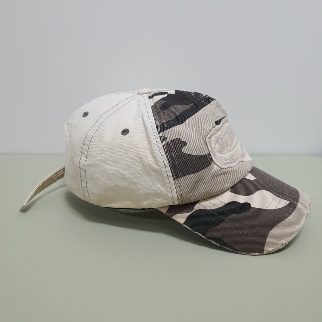 Von dutch 본더치 00s 빈티지 Y2K 카모 트러커 데미지 볼캡 상품이미지4