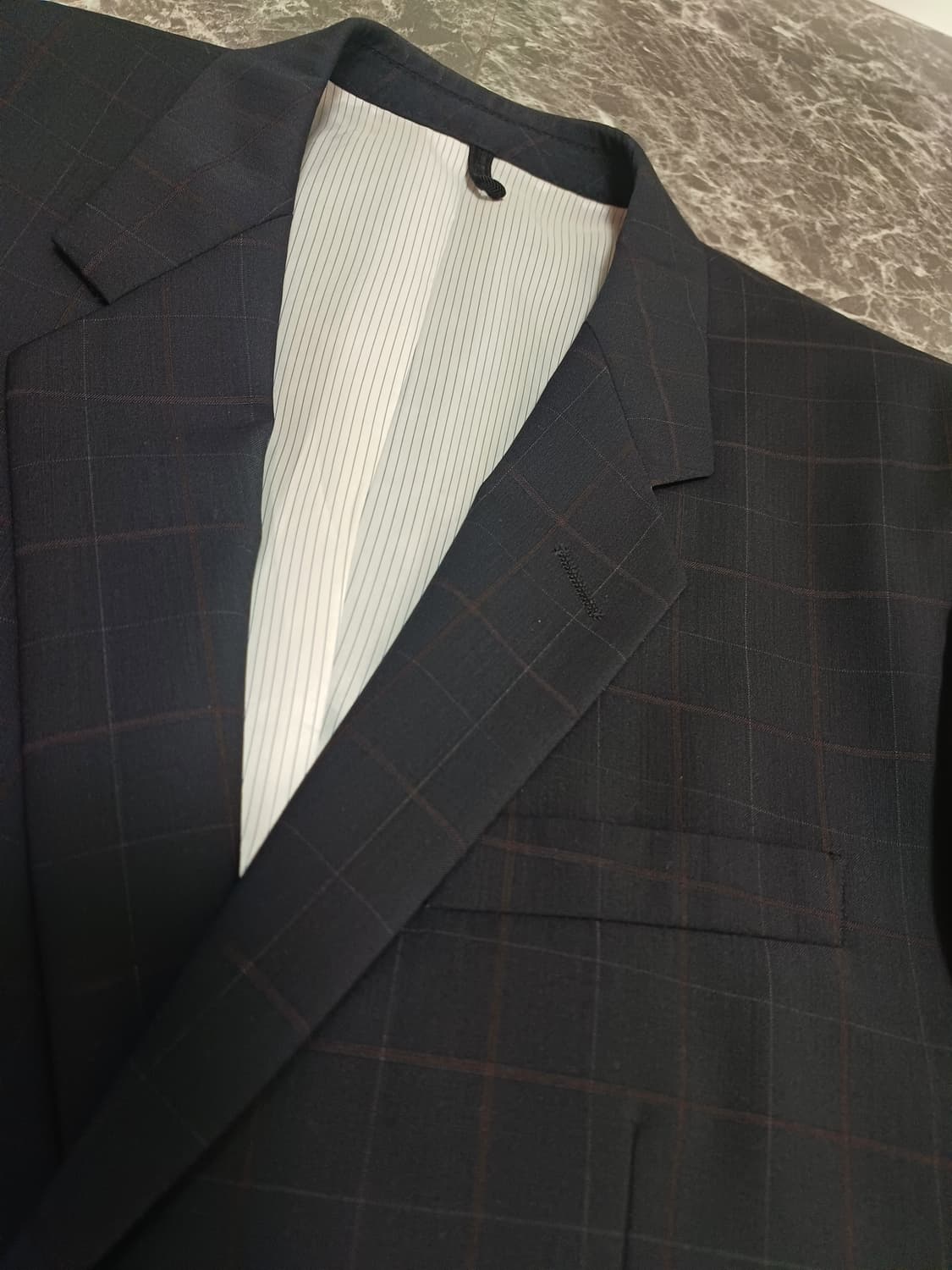 커스텀멜로우(customellow) 체크 자켓 M 상품이미지5