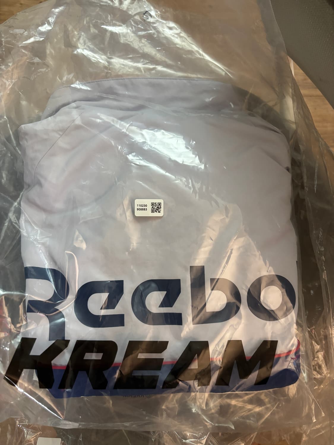 리복 바람막이 트윈 벡터 윈드브레이커 오프 화이트 상품이미지3