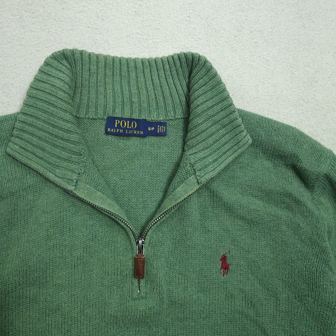 폴로 랄프 로렌 신형 반집업 니트 S 상품이미지4
