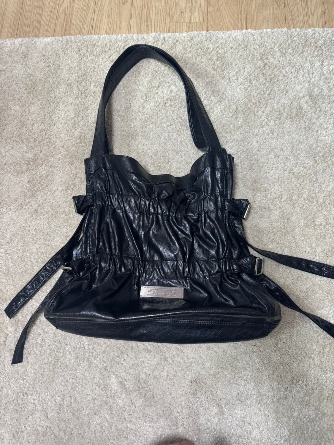 마땡킴 블랙 숄더백 상품이미지1